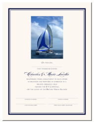 Wedding Certificate with Photo