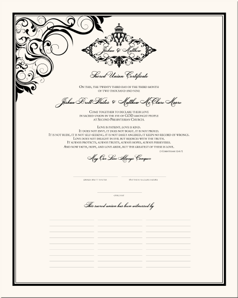  Wedding CertificatesVintage Wedding LogosCustom Monograms