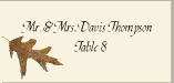 Leaves Place Cards