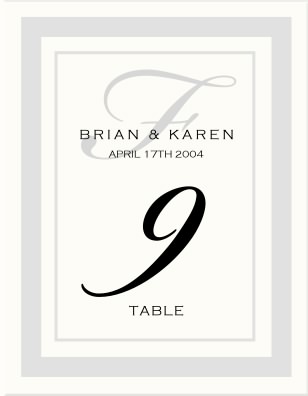 View Additional Table Numbers Samples 