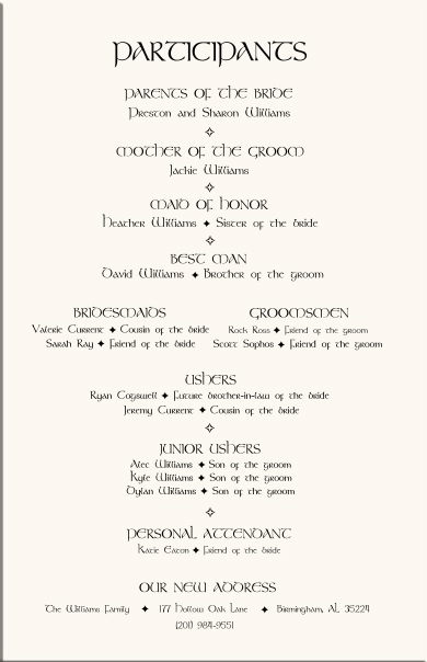 Celtic Wedding Program ExampleWedding DirectoriesOrder of ServiceChurch Celtic Wedding Program ExampleWedding DirectoriesOrder of ServiceChurch