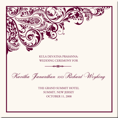 Paisley DesignsBuddhistHindu Wedding ProgramsPaisleyFusion 