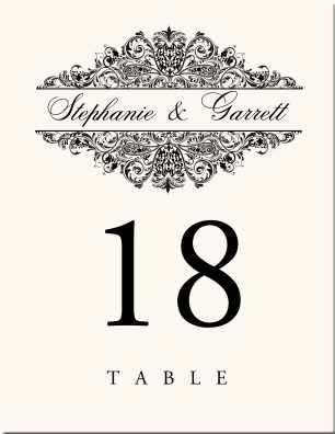 Table Number