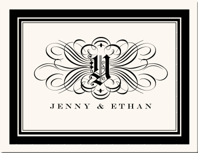 Flourish Monogram 18 Stationery Flourish Monogram 18 Stationery