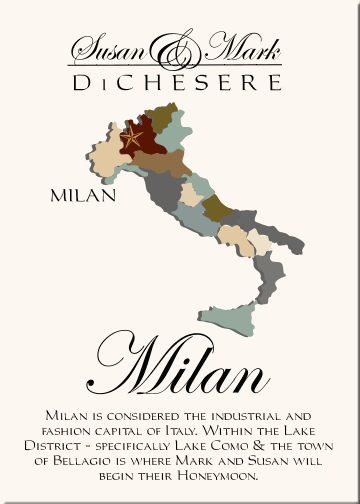 Map of ItalyItalian Wedding DesignsItalian Wedding ProductsItalian Themed