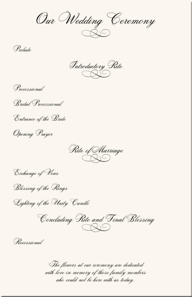 Engagement Photograpy Wedding Program Monogram Wedding ProgramsWedding 