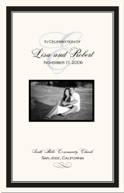 wedding program view all wedding programs example of photo wedding ...