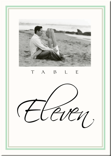 Engagement Photography Wedding Table NumbersPhotography Table Number 