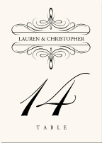 Swirly Wedding Monogram 