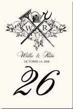 Garden Theme Wedding Table Numbers