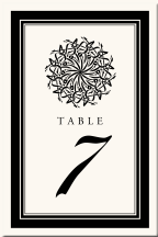Miiddle East Symbols Wedding Table Numbers