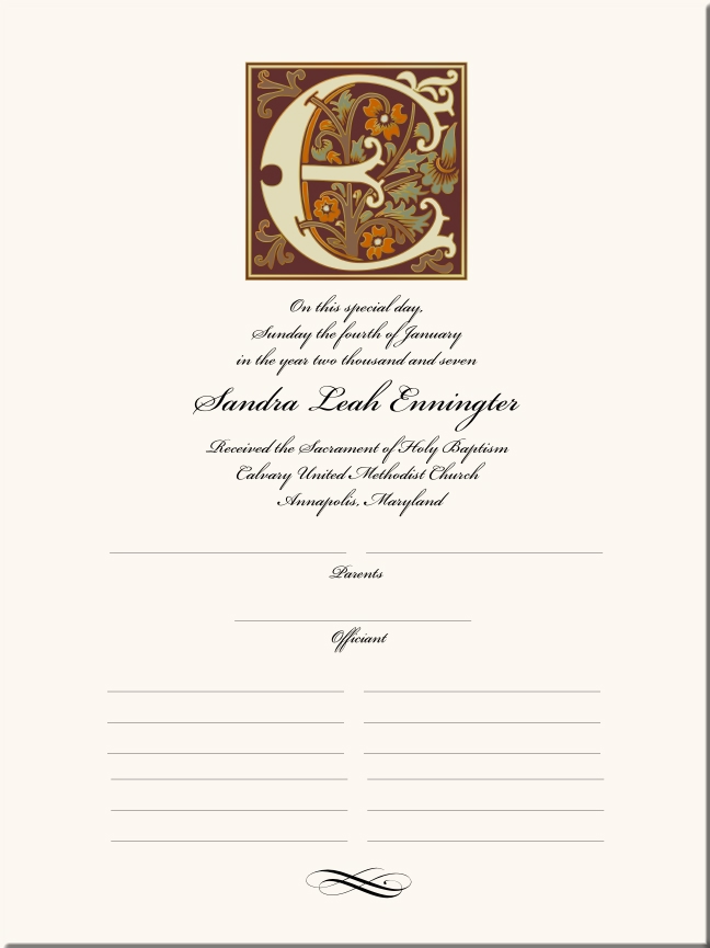 Custom Birth Certificates Personalized Birth Certificates