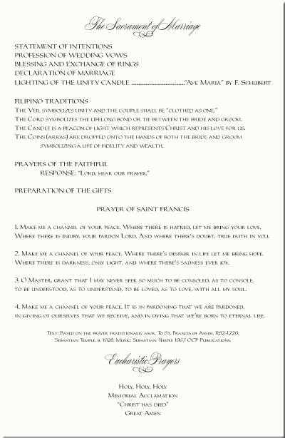 Celtic Wedding Program Examples Celtic Wedding Ceremony Wedding