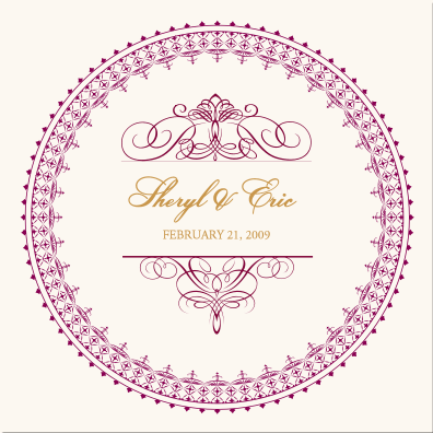 Monogram Indian Wedding Programs Hindu Wedding Program Wording
