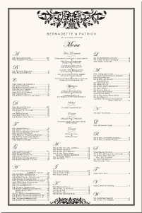 Scott's Garden Irish and Celtic Wedding Chart