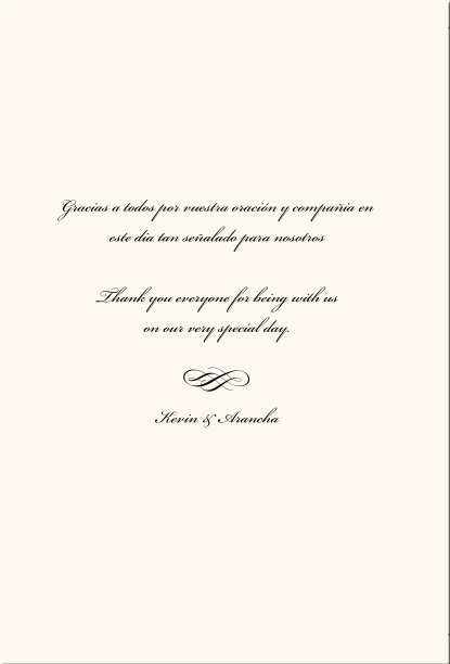 Spanish Wedding Program Examples Catholic Wedding Program Wedding