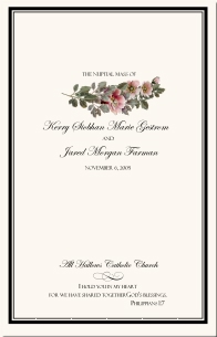 Church Wedding Seating Chart