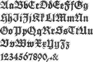 Deutsch Font-Monogram Design-Wedding Calligraphy-Custom ...
