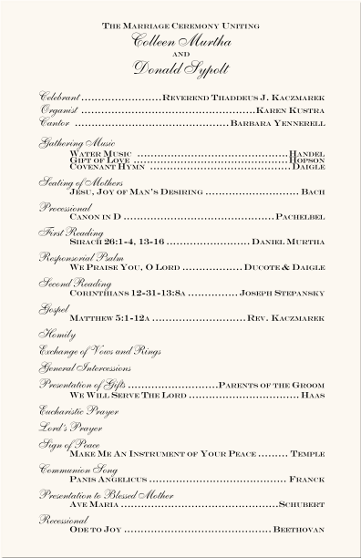 wedding programs wedding program wording program samples program examples wedding program templates