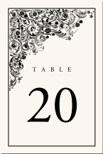 Destination Wedding Table Number Idea