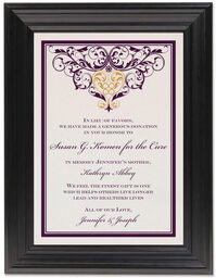 Framed Photograph of Sankofa Heart Donation Cards