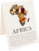 Photograph of Tented Map of Africa 2 Memorabilia Cards