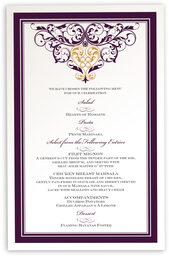 Photograph of Sankofa Heart 01 Wedding Menus