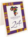Photograph of Tented Ashanti Kente Cloth Table Numbers