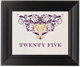 Framed Photograph of Sankofa Heart 01 Table Numbers