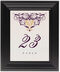Framed Photograph of Sankofa Heart 02 Table Numbers