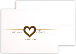 Photograph of Akoma Adinkra Symbol Thank You Notes