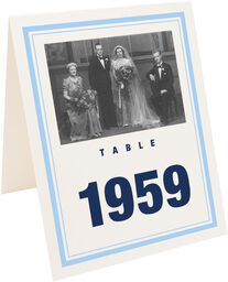 Photograph of Tented Past to Present Table Numbers