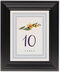 Framed Photograph of Traditional Flowers Table Numbers