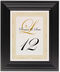 Framed Photograph of Traditional Monogram 01 Table Numbers