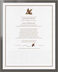 Photograph of Oak and Acorn Wedding Certificates