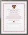 Photograph of Tri Maple Leaf Pattern Wedding Certificates