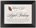 Framed Photograph of Ironwood Wispy Leaf Memorabilia Cards