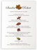 Photograph of Colorful Leaves Assortment Wedding Menus