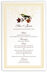 Photograph of Fall Indy Flourish Wedding Menus