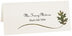 Photograph of Tented Black Oak Wispy Leaf Place Cards