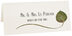 Photograph of Tented Bradford Pear Wispy Leaf Place Cards