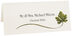 Photograph of Tented Chestnut Wispy Leaf Place Cards