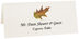 Photograph of Tented Cypress Colorful Leaf Place Cards