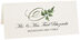 Photograph of Tented Mountain Ash Swirly Leaf Place Cards