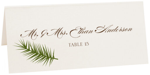 Photograph of Tented Peaceful Autumn 02 Place Cards