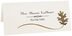 Photograph of Tented Pin Oak Wispy Leaf Place Cards