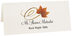 Photograph of Tented Rock Maple Swirly Leaf Place Cards