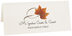 Photograph of Tented Rock Maple Twisty Leaf Place Cards