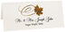 Photograph of Tented Sugar Maple Swirly Leaf Place Cards
