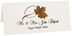 Photograph of Tented Sugar Maple Twisty Leaf Place Cards